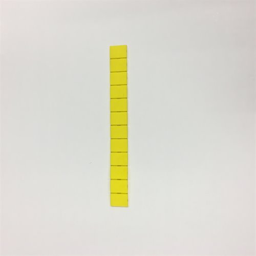 SPESSORE 32*290*3 mm. COLORE GIALLO