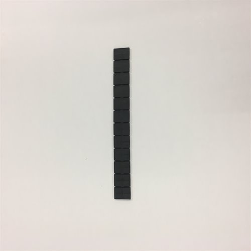 SPESSORE 32*290*5 mm. COLORE NERO